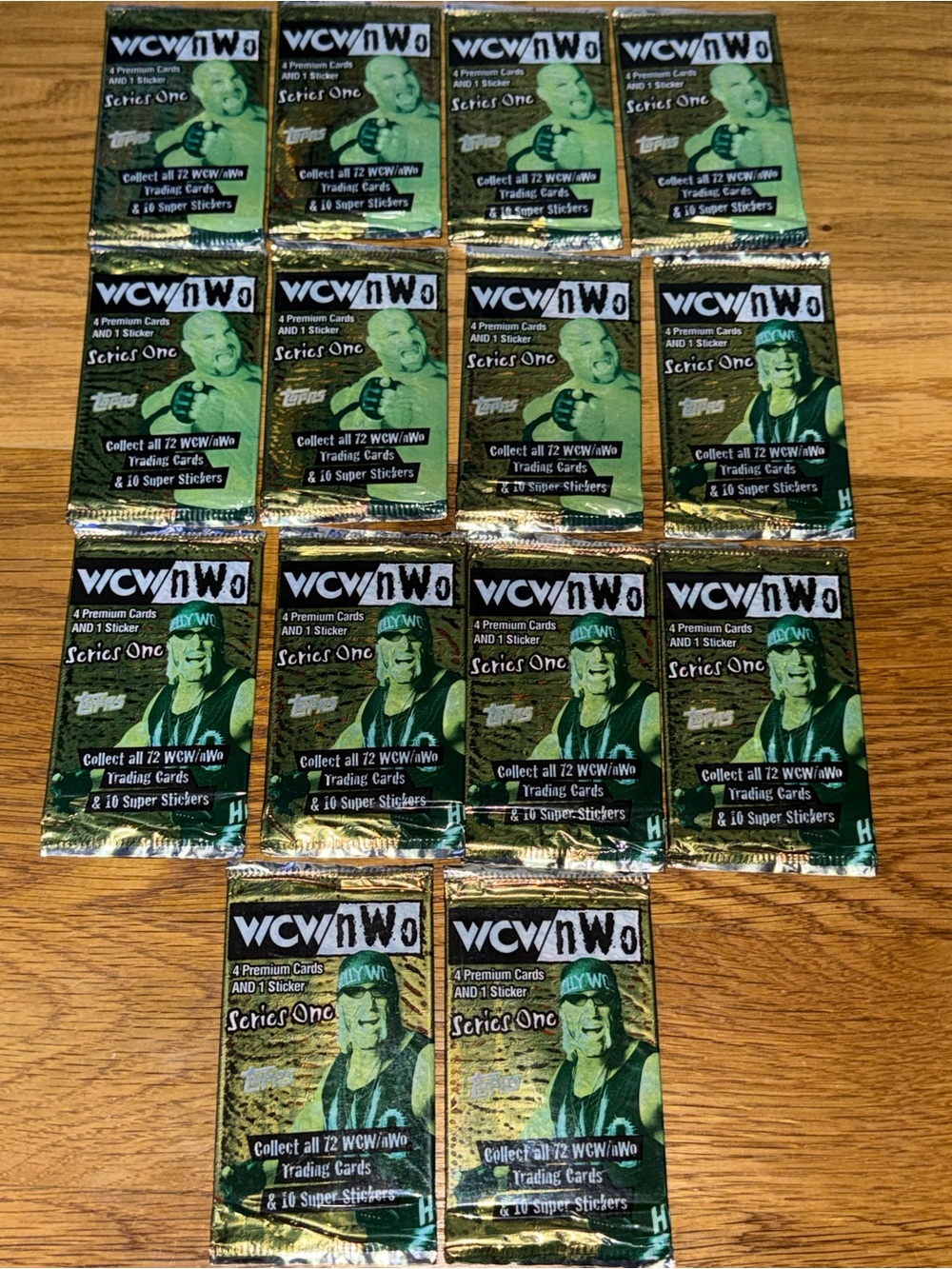 New Lot Of 14 1998 WCW NWO Series One Wrestling Cards